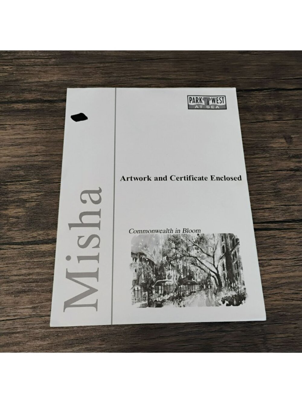 Misha Lenn "Commonwealth In Bloom" Seriolithograph Print with COA Signed 2002 - Picture 3 of 9